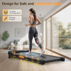 ACTFLAME WALKING PAD WITH INCLINE PORTABLE TREADMILL 2.5HP TM-500 - BLACK/ORANGE ACTFLAME WALKING PAD WITH INCLINE PORTABLE TREADMILL 2.5HP TM-500 - BLACK/ORANGE