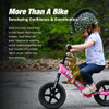 STRIDER 12” SPORT BIKE NO PEDAL BALANCE BICYCLE 1 TO 4 YEARS SAFETY PAD - PINK New