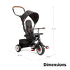 RADIO FLYER TODDLER BIKE, KIDS BIKE, TRICYCLE TODDLER TOYS 1-5 Year 492 - Black