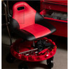 TRAXION 2-700R 2-700 PROGEAR MOBILE ROLLING GEAR RACE SEAT WITH TRAY - RED