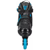 ROLLER DERBY CUSTOM ADULT IN-FIT SKATES - SIZE: MEN 7-10 - BLUE/BLACK