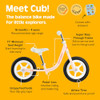 RETROSPEC CUB TODDLER 12" BALANCE BIKE NO PEDAL BEGINNER KIDS - BLUSH New