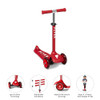 Flyer Glider Jr., Radio Flyer Lean to Steer Toddler Scooter, 2-5 Years, Red