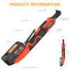 PARRIOR 20V CORDLESS ELECTRIC RATCHET WRENCH SET WITH 7 SOCKETS - ORANGE PARRIOR 20V CORDLESS ELECTRIC RATCHET WRENCH SET WITH 7 SOCKETS - ORANGE