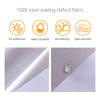 AMAZON BASICS WEATHERPROOF CAR COVER 150D OXFORD UP TO 170" DS-CC04 - SILVER