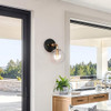 CLASSY LEAVES SCONCES WALL LIGHTING - MATTE BLACK AND STAIN GOLD New