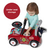 RADIO FLYER TODDLER CAR RIDE ON TODDLER TOYS FOR AGES 1-3 BABY TOYS - RED