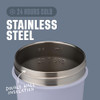 BLENDERBOTTLE STRADA SLEEK SHAKER CUP 25-OUNCE - VIOLET New