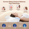 HEXUS CERVICAL NECK PILLOW FOR PAIN RELIEF SLEEPING - WHITE