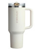 STANLEY QUENCHER PROTOUR FLIP STRAW TUMBLER WITH LID BUILT-IN STRAW - CREAM