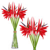 Giegxin 10 Pieces Bird of Paradise Artificial Plant 22" Flowers - Red Giegxin 10 Pieces Bird of Paradise Artificial Plant 22" Flowers - Red
