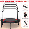 ANWICK Trampoline Portable Fitnes Foldable Rebounder 40" Max Load 330lbs - Red ANWICK Trampoline Portable Fitnes Foldable Rebounder 40" Max Load 330lbs - Red
