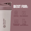 BLENDERBOTTLE STRADA SLEEK SHAKER CUP WITH WIRE WHISK - SAHARA SUNSET RED/TAN New