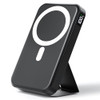 GXORUL MAGNETIC PORTABLE CHARGER, 10000MAH, WIRELESS POWER BANK - BLACK