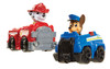 PAW PATROL PUSH RIDE-ON, PLAYS THEME SONG - INCLUDES CHASE & MARSHALL SCULPTED New