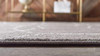 UNIQUE LOOM TRELLIS AREA RUG (9' X 12' 2", 3140888) DARK GRAY/ IVORY