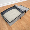 SPORT PET LARGE POP OPEN KENNEL PORTABLE CAT CAGE KENNEL CM-10033 - GRAY New