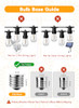 MINETOM 25 PACK S14 LED 0.6W RPLACEMENT LIGHT BULBS - WARM DIMMABLE E26 BASE New