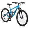 MONGOOSE LIMESTONE 26" MOUNTAIN BIKE, FULL SUSPENSION, 21-SPEED, BLUE