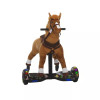 POWER PONY RIDING TOY - CHAMP ZUME V2: STEEL RIDE-ON ANIMAL, AGES 4+ - BROWN