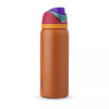 OWALA 32OZ FREESIP STAINLESS STEEL WATER BOTTLE - PLUM/BROWN