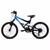 HYPER 20" FULL SUSPENSION BEAR MOUNTAIN BIKE 7-SPEED, STEEL FRAME - BLACK/BLUE