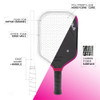 JOOLA 3S PICKLEBALL PADDLES RAW CARBON FIBER SURFACE BEN JOHNS MAGNUS 14 MM
