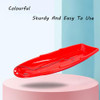 SUN SQUAD CHILDREN'S DOUBLE SLED, WEAR-RESISTANT SKIS, WINTER SLED - CORAL