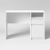ROOM ESSENTIALS WRITING DESK WITH DRAWERS - WHITE