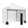 ARROWHEAD OUTDOOR 10'x10' HEAVY-DUTY POP-UP CANOPY, KGS0393U V2 - WHITE