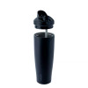 OWALA 40OZ FREESIP TUMBLER STAINLESS STEEL WATER BOTTLE - VERY VERY DARK