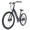 GOTRAX ADULT TRANSIT 27.5" STEP THROUGH ELECTRIC HYBRID BIKE - BLACK New