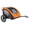 SCHWINN SPRINGBROOK BICYCLE TRAILER, TWO PASSENGERS - BLACK/ORANGE