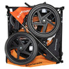 SCHWINN SPRINGBROOK BICYCLE TRAILER, TWO PASSENGERS - BLACK/ORANGE