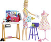 BARBIE FASHION DESIGNER DOLL & 25+ ACCESSORIES, STUDIO PLAYSET - Blonde Doll BARBIE FASHION DESIGNER DOLL & 25+ ACCESSORIES, STUDIO PLAYSET - Blonde Doll