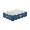 SEALY ALWAYZAIRE TOUGH GUARD DUVET MATTRESS QUEEN BUILT-IN PUMP - BEIGE/BLUE