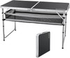 FUNDANGO FOLDING CAMPING TABLE, 4 FT ADJUSTABLE 9C2108 - BLACK