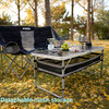 FUNDANGO FOLDING CAMPING TABLE, 4 FT ADJUSTABLE 9C2108 - BLACK