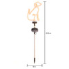 TOUCH OF ECO SOLAR LED NEON DOG STAKE LIGHT - WARM WHITE