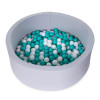 PLAYTOPIA 36" FOAM BALL PIT WITH 250 CT BALL - GRAY PLAYTOPIA 36" FOAM BALL PIT WITH 250 CT BALL - GRAY