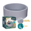 PLAYTOPIA 36" FOAM BALL PIT WITH 250 CT BALL - GRAY PLAYTOPIA 36" FOAM BALL PIT WITH 250 CT BALL - GRAY