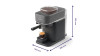 PHILIPS BARISTINA ESPRESSO MACHINE - BLACK/BERRY RED