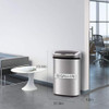 FDW KITCHEN TRASH CAN WITH LID BRUSHED STAINLESS STEEL RECTANGULAR TC-1350R
