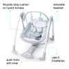 Ingenuity Compact Lightweight Portable Baby Swing, 0-9 Months - Abernathy