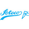 ATECO ULTRA STRAIGHT SPATULA WITH 12" STAINLESS BLADE, DISHWASHER SAFE - BLACK