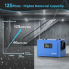 125 Pints Commercial Dehumidifier for Crawl Spaces & Basements