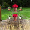 SORBUS GARDEN CART STAND FLOWER POT PLANT HOLDER 6 TIERS PARISIAN BRONZE SORBUS GARDEN CART STAND FLOWER POT PLANT HOLDER 6 TIERS PARISIAN BRONZE