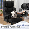 BESTGLORY OFFICE DESK CHAIR BIG AND TALL LEATHER GAMING CHAIR MP-309 - BLACK