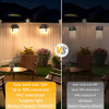 AOSEA High Bright Solar Lights Outdoor IP67 Waterproof, 6 Pack Solar Wall AOSEA High Bright Solar Lights Outdoor IP67 Waterproof, 6 Pack Solar Wall