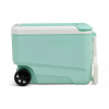 IGLOO WHEELIE 53 CANS/38QT ROLLING COOLER - SEAFOAM